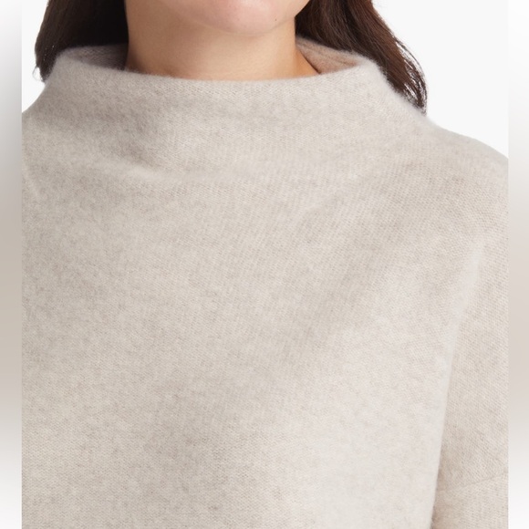Vince boiled cashmere funnel neck pullover - Picture 2 of 2